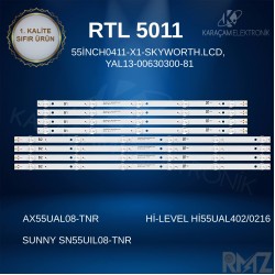 AX55UAL08-TNR led bar, hi-level hi55ual402/0216 led bar, SUNNY SN55UIL08-TNR led bar, ELTON EL55UAL08-TNR LED BAR , 55inch0411-X1-SKYWORTH.LCD, YAL13-00630300-81