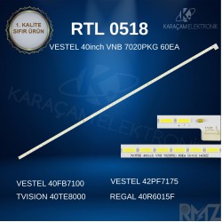 RTL0518T  ,  VESTEL 40inch VNB 7020PKG 60EA 