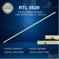 RTL0539T, VESTEL 50İNCH 7020PKG 72EA REV0.0, REV1.0 , REV 0.4 