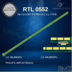 RTL0552T, 49 V14 ART TV REV 0.2 6 L-TYPE, 49 V14 ART TV REV 0.2 6 R-TYPE , 49 V14 ART TV REV 0.3 1 R-TYPE, 49 V14 ART TV REV 0.3 1 L-TYPE,LC490EQE-XGM1, LC490EQE(XG)(F1) , LC490EQE(XG)(F2)