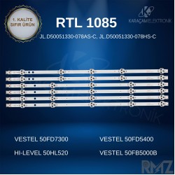 RTL1085T, JL.D50051330-078AS-C , JL.D50051330-078HS-C  SVV500A52/51A , SVV500A52/51B  ,VESTEL 500DRT VNB A-TYPE , VESTEL 500DRT VNB B-TYPE