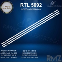 ARÇELİK A50 A 800 B LED BAR , BEKO A50 A 800 B LED BAR,  ALTUS AL50 C 865 5B LED BAR, GRUNDIG 50 GEU 7800B LED BAR 