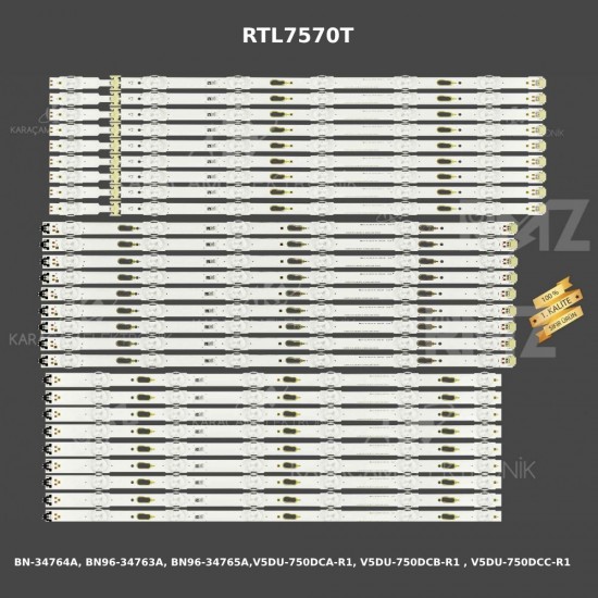RTL7570T,BN-34764A, BN96-34763A, BN96-34765A,V5DU-750DCA-R1, V5DU-750DCB-R1 , V5DU-750DCC-R1