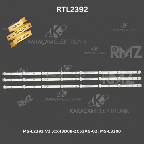 RTL2392T , MS-L2392 V2 ,CX43D08-ZC52AG-02, MS-L3300