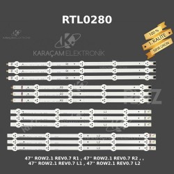 RTL0280T ,47'' ROW2.1 REV0.7 R1 , 47'' ROW2.1 REV0.7 R2 , 47'' ROW2.1 REV0.7 L1 , 47'' ROW2.1 REV0.7 L2 