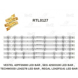 VESTEL 42PFS5000 LED BAR  , SEG 42SD3100 LED BAR , TECHWOOD LD42278 LED BAR , REGAL LD42F5141 LED BAR 