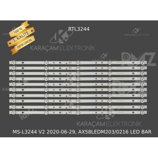 MS-L3244 V2 2020-06-29, AX58LEDM203/0216 LED BAR